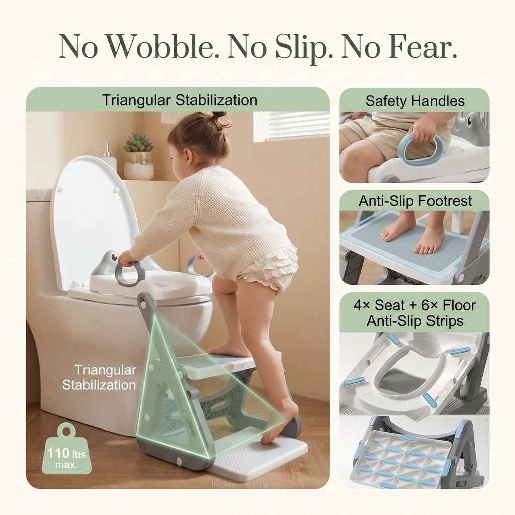 Steplo™ 2-in-1 Potty Training Seat & Step Stool