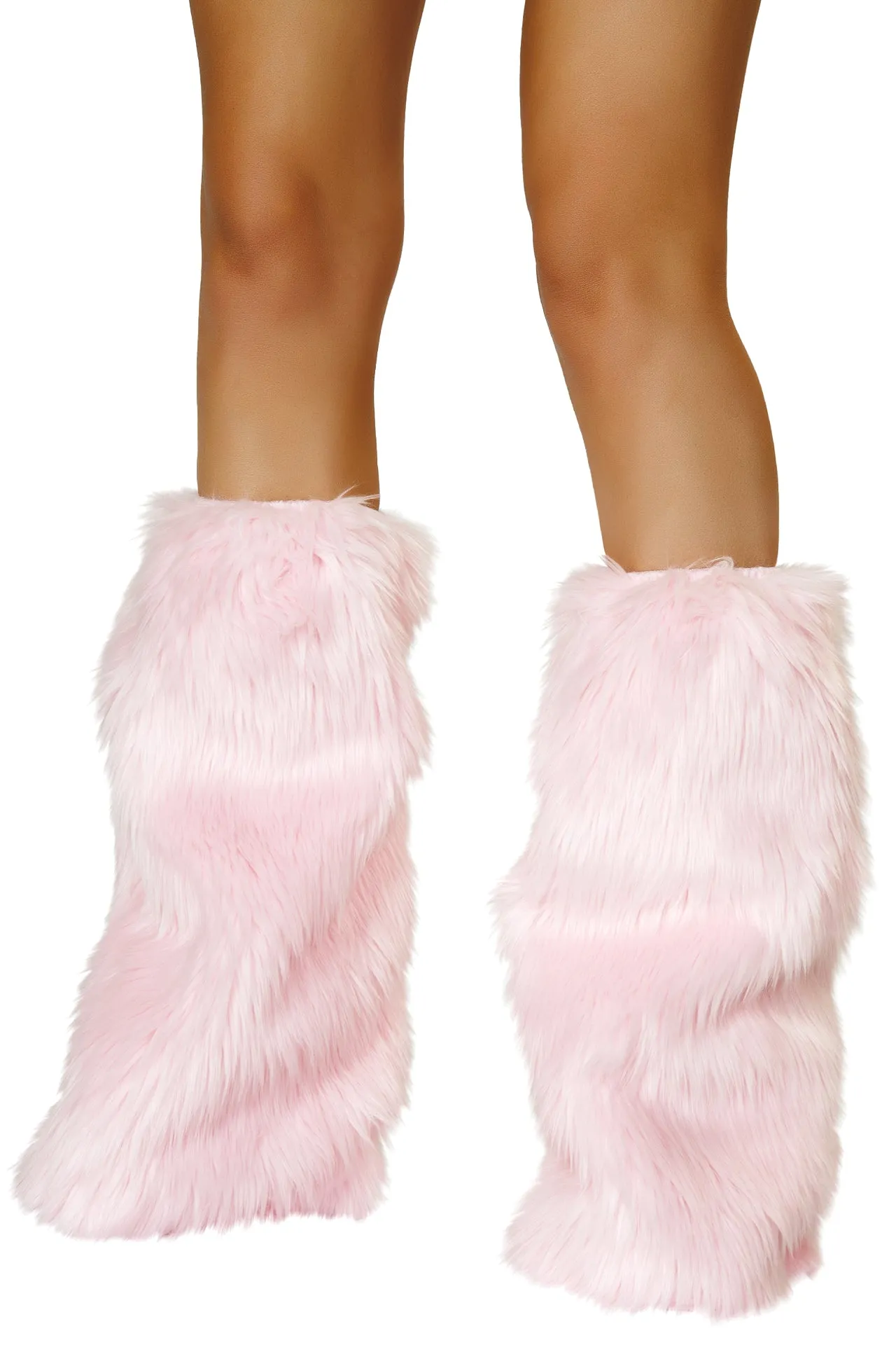 8003 - Basic Faux Fur Leg Warmers