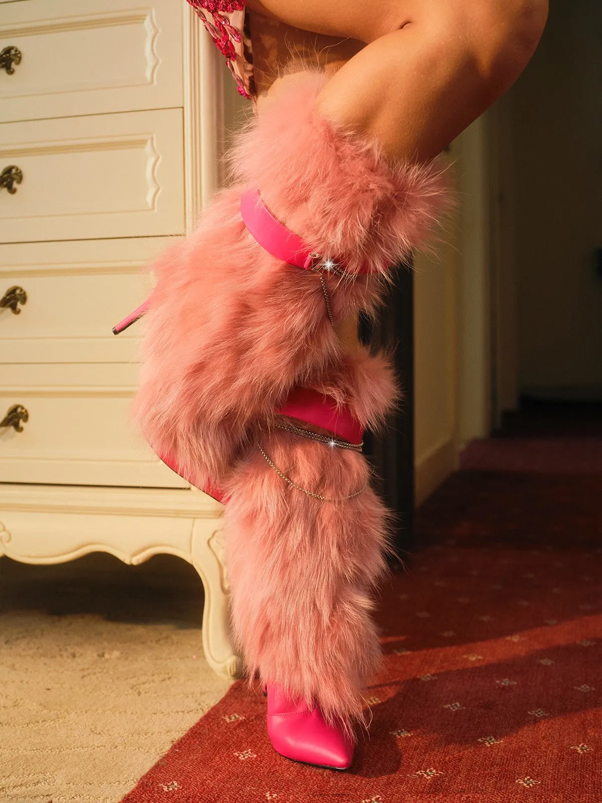 Bahar Faux Fur Boots