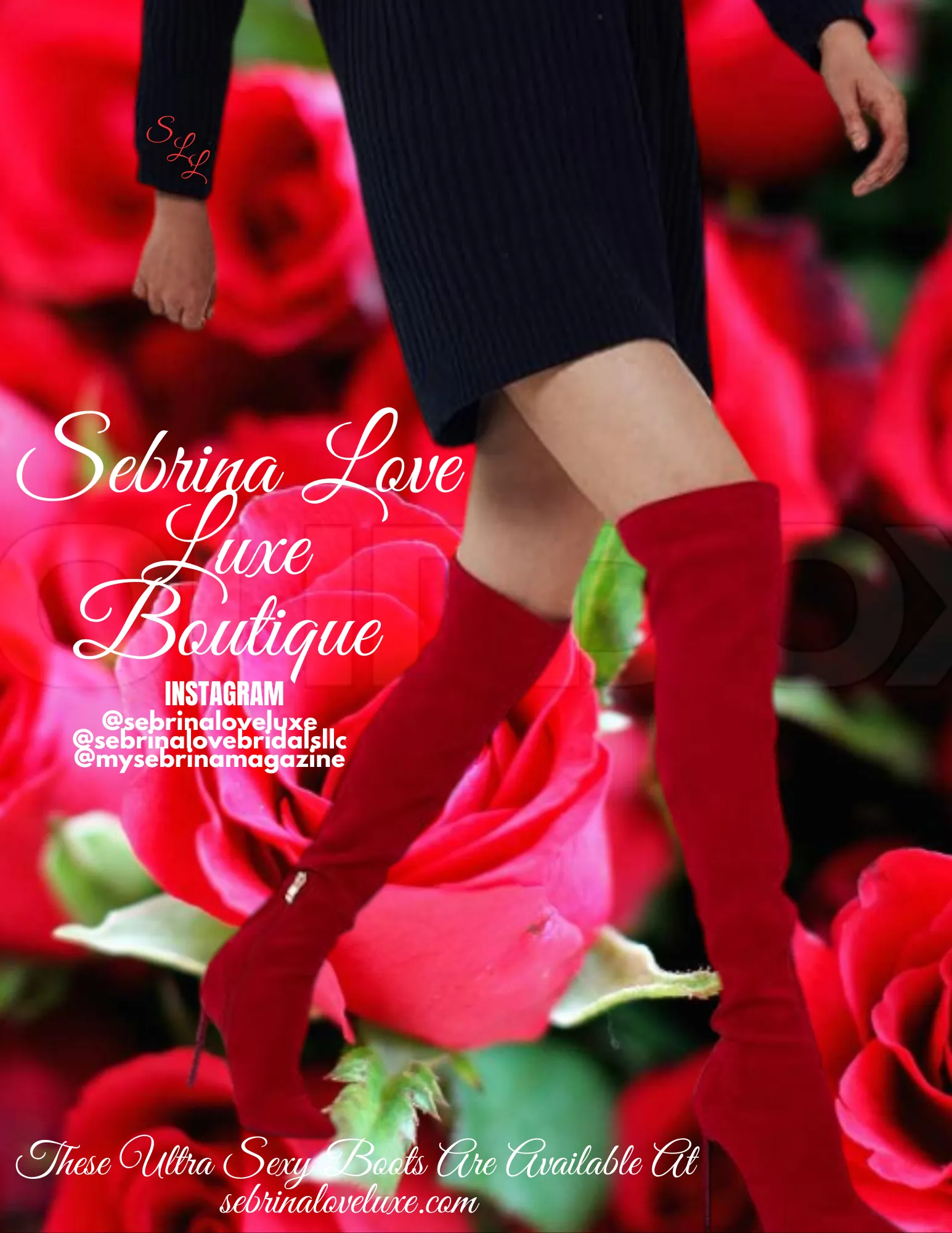 Beautiful Red Over The Knee Thigh Boots