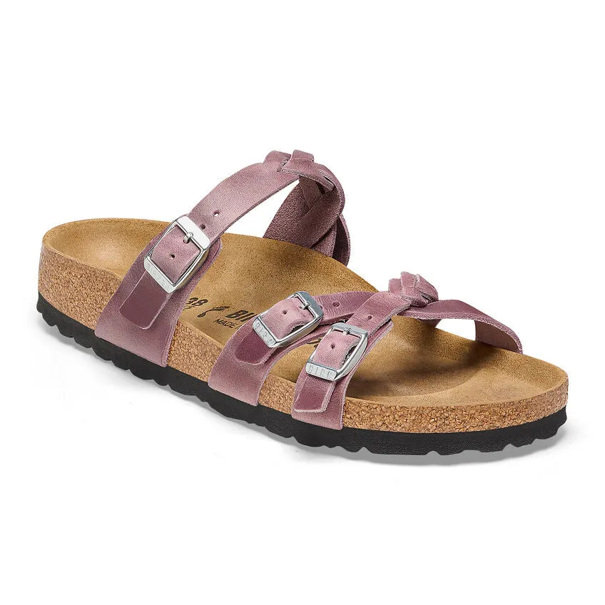 Birkenstock Women's Franca Oiled Leather (Lavender - Regular Fit)