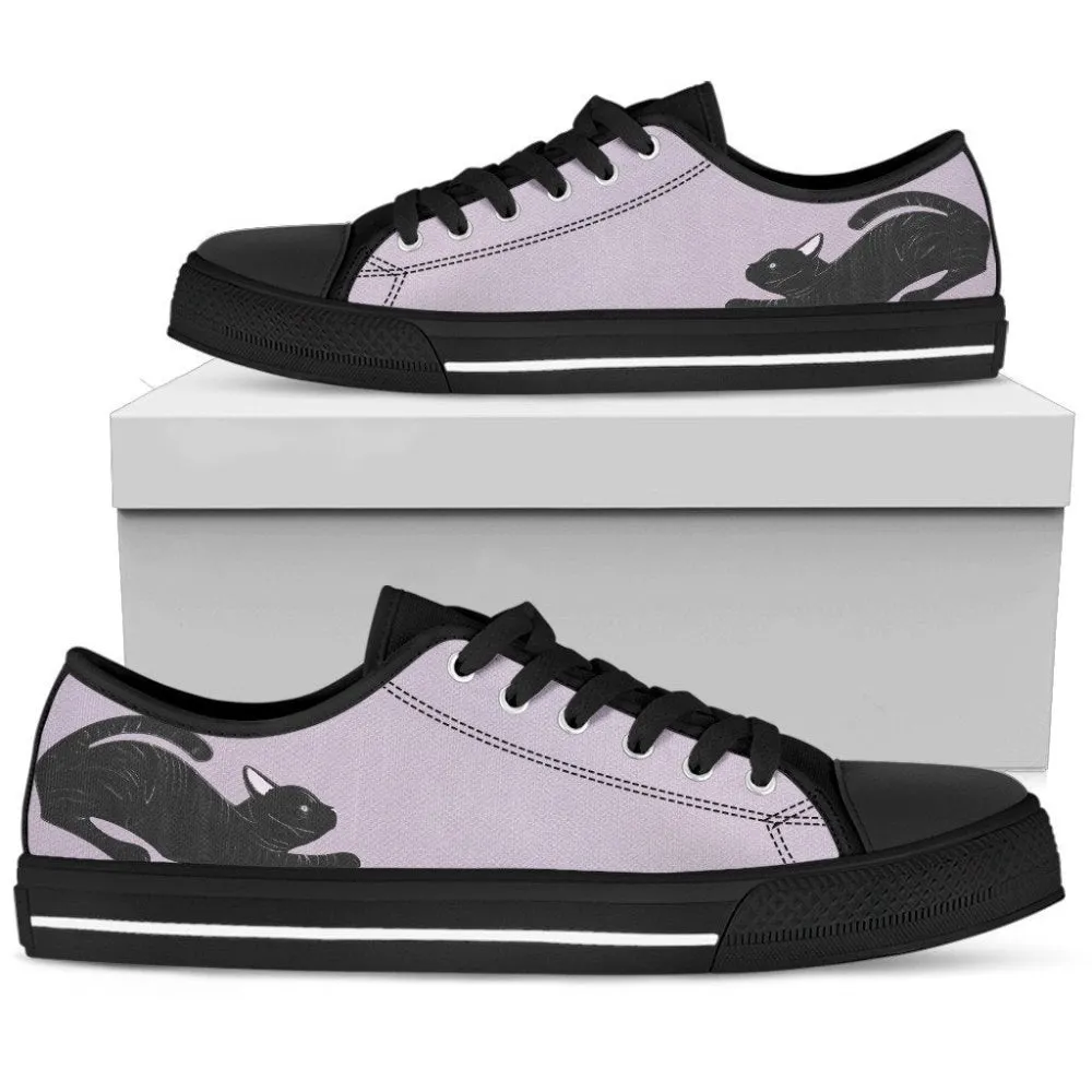 Cat Purple Women'S Low Top Shoe - Ultimate Comfort And Performance, Cat Canvas Shoes