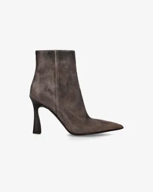 Meigi suede ankle boot M6839A Old Nero