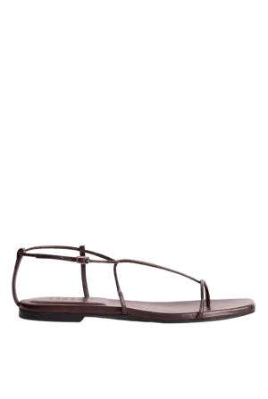 Minimal Evening Sandal | Chocolate