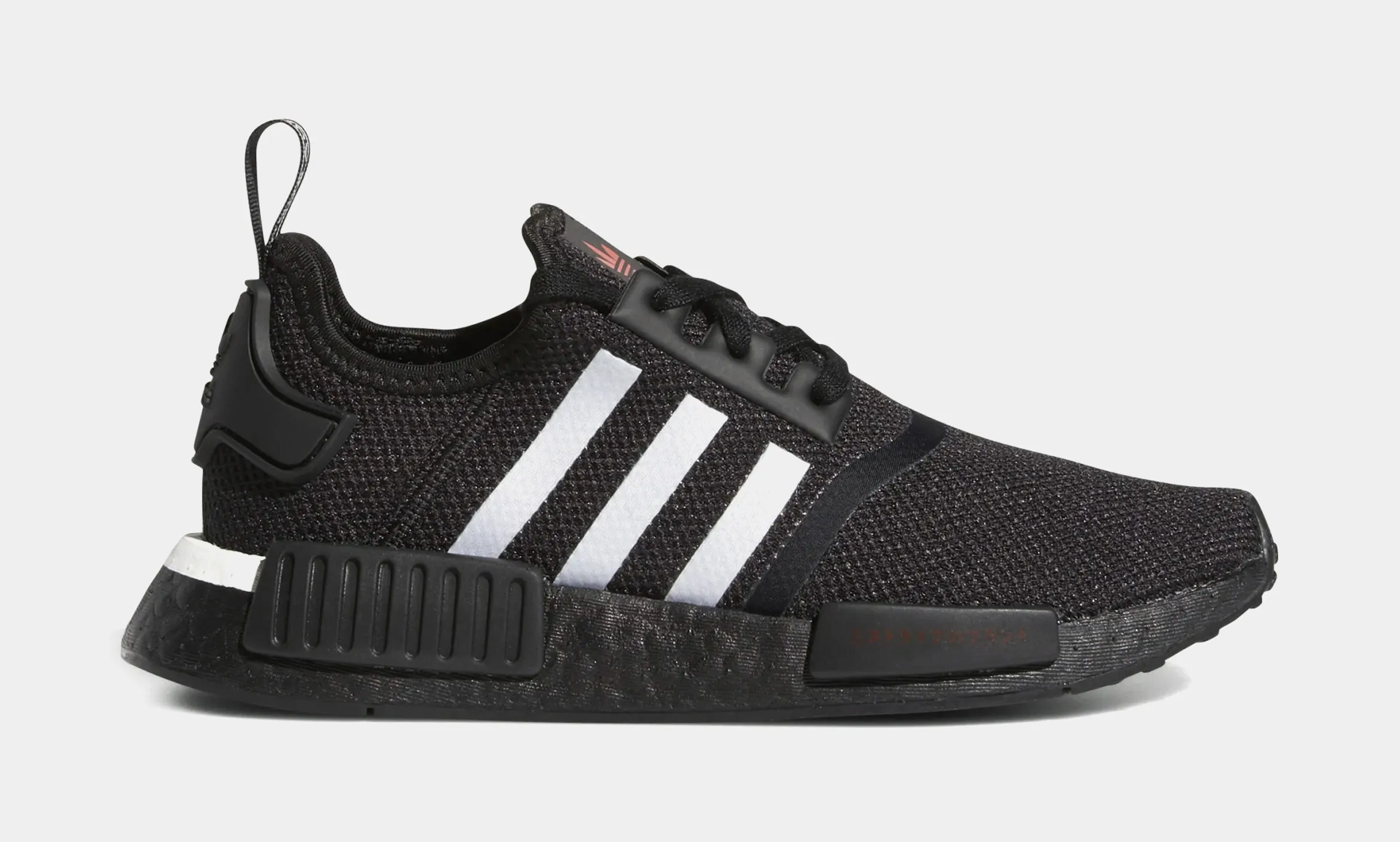 NMD R1 SMU Grade School Running Shoe (Black)