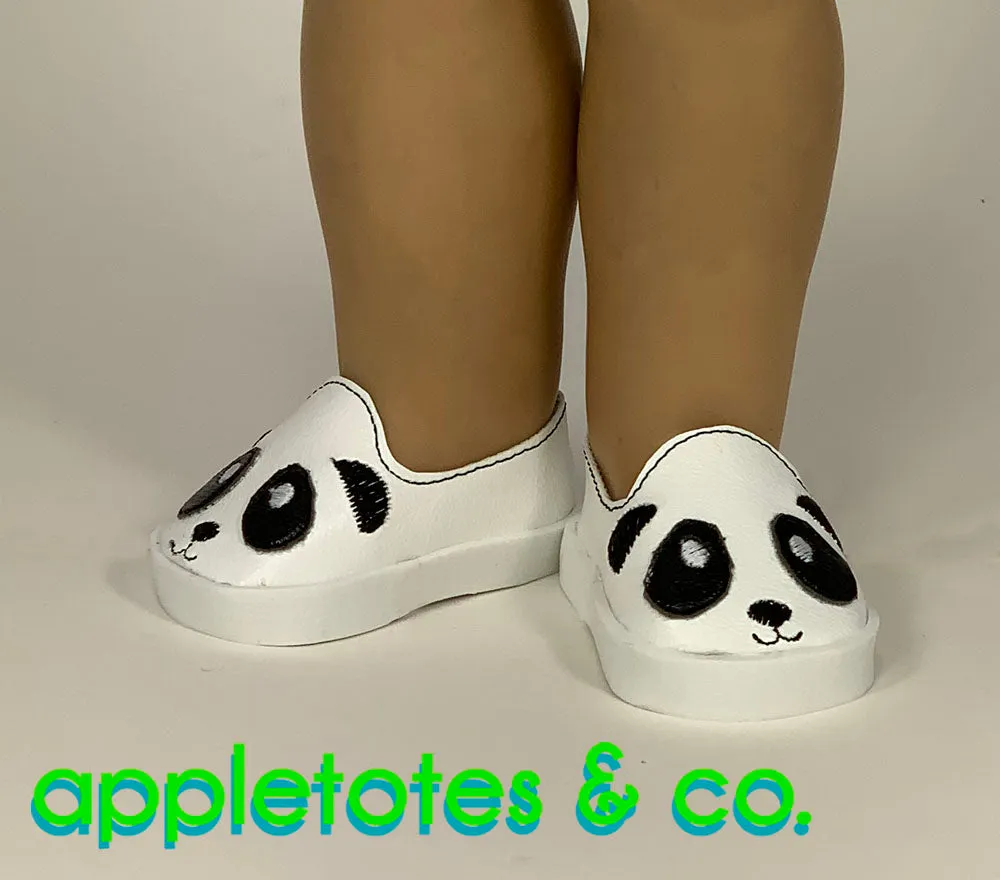 Panda Flats ITH Embroidery Patterns for 18" Dolls