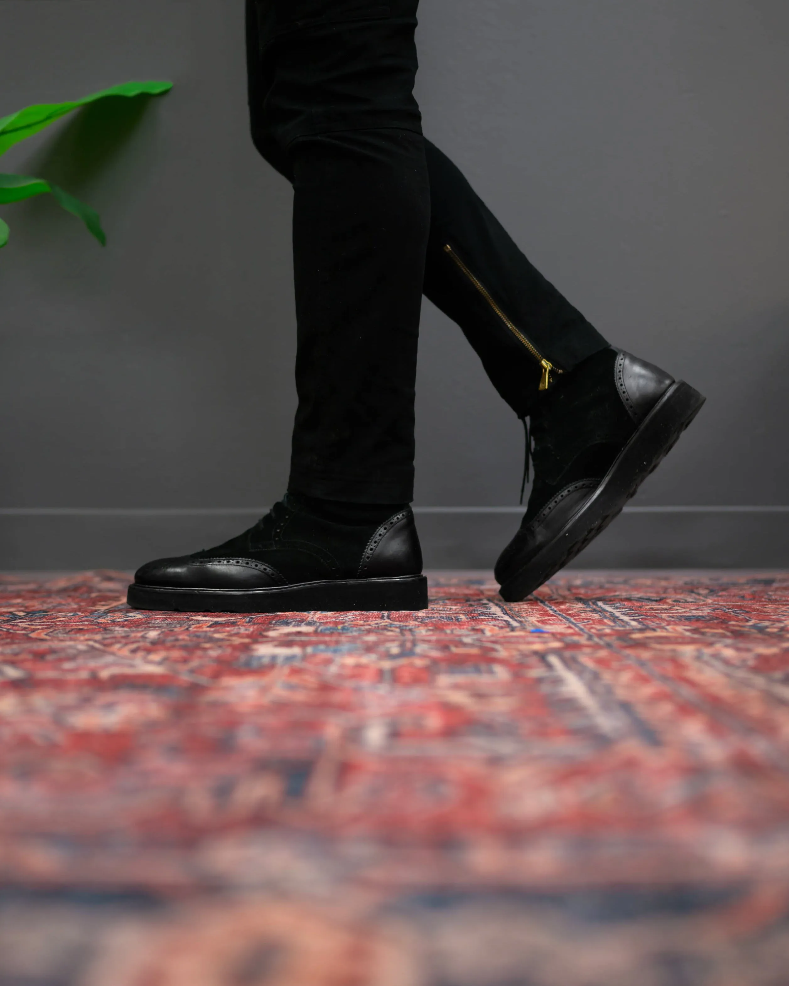 SG Rogue Sport Wingtip Boots V2 – Triple Black