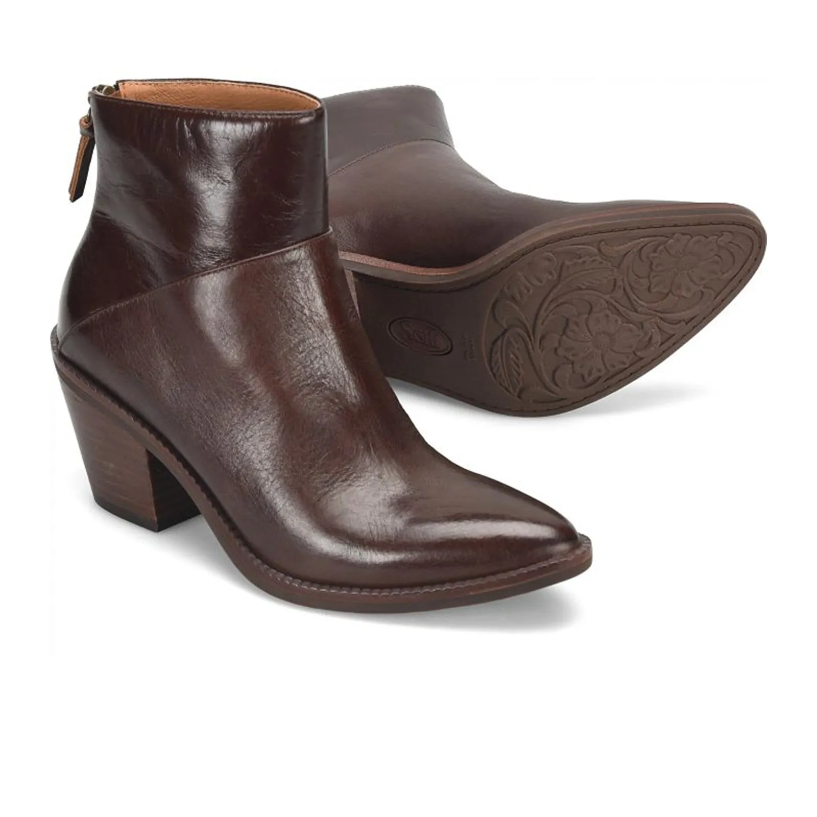 Sofft Marley Ankle Boot (Women) - Chocolate