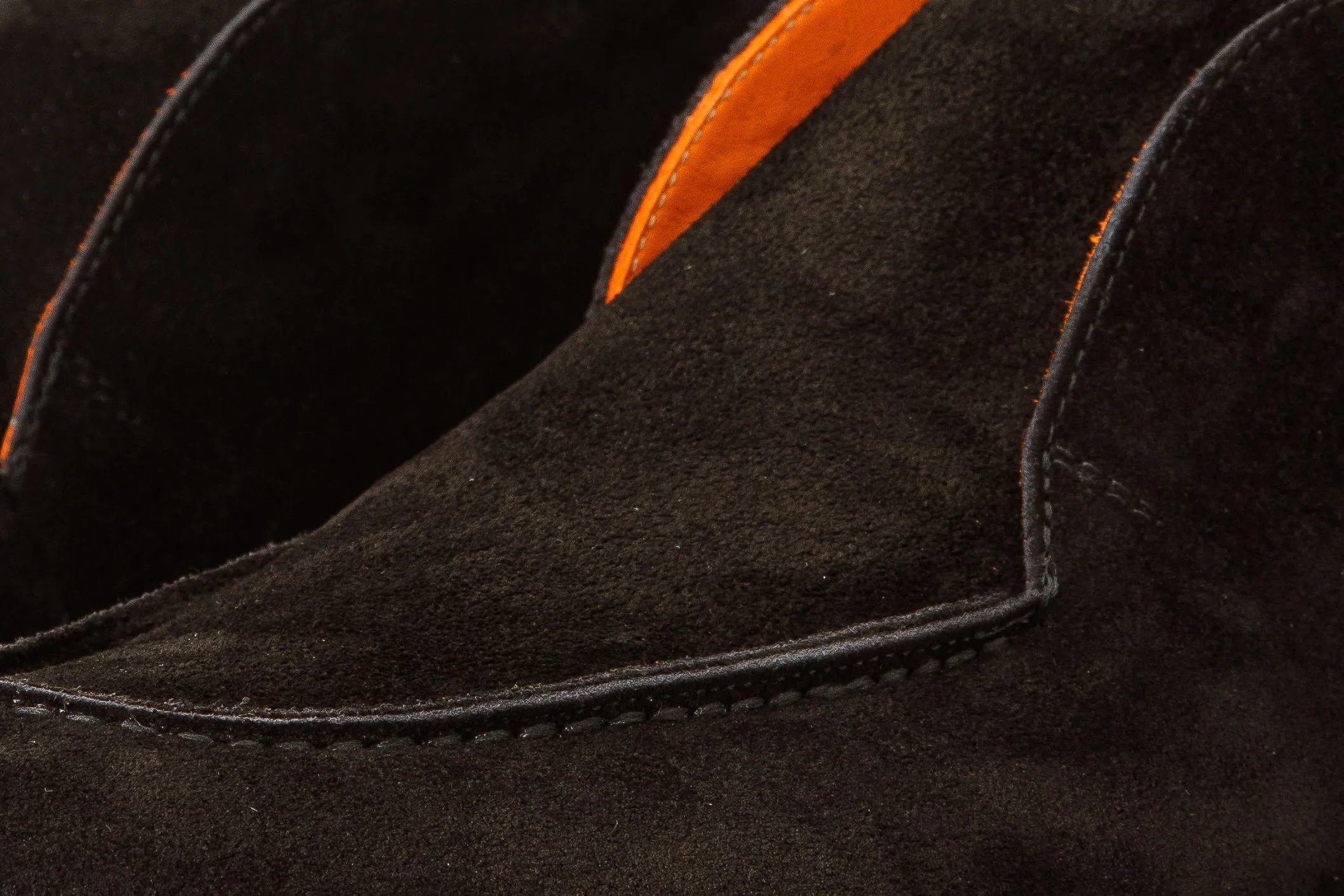 The Belek Black Open Walk Suede Leather Men Boot