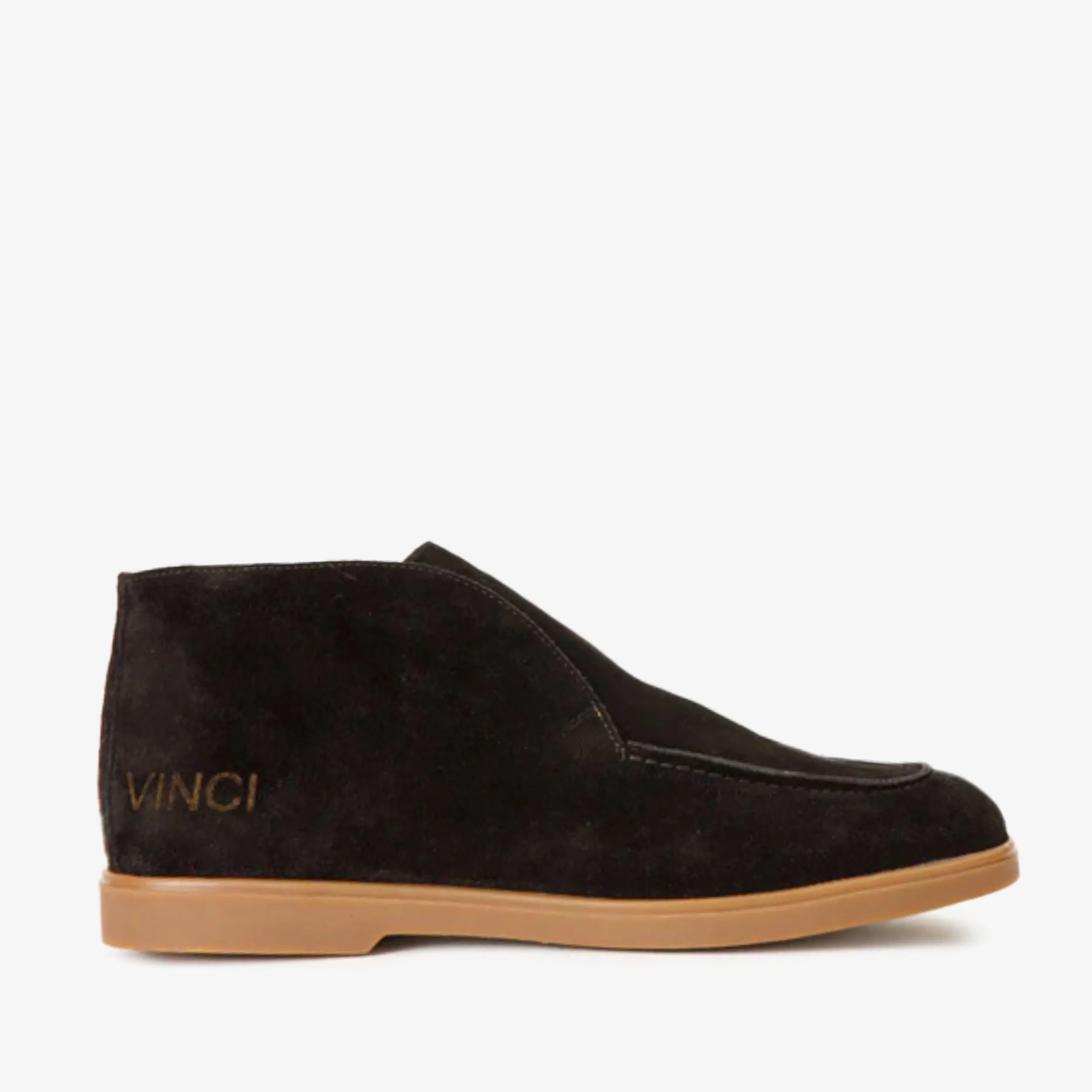 The Belek Black Open Walk Suede Leather Men Boot