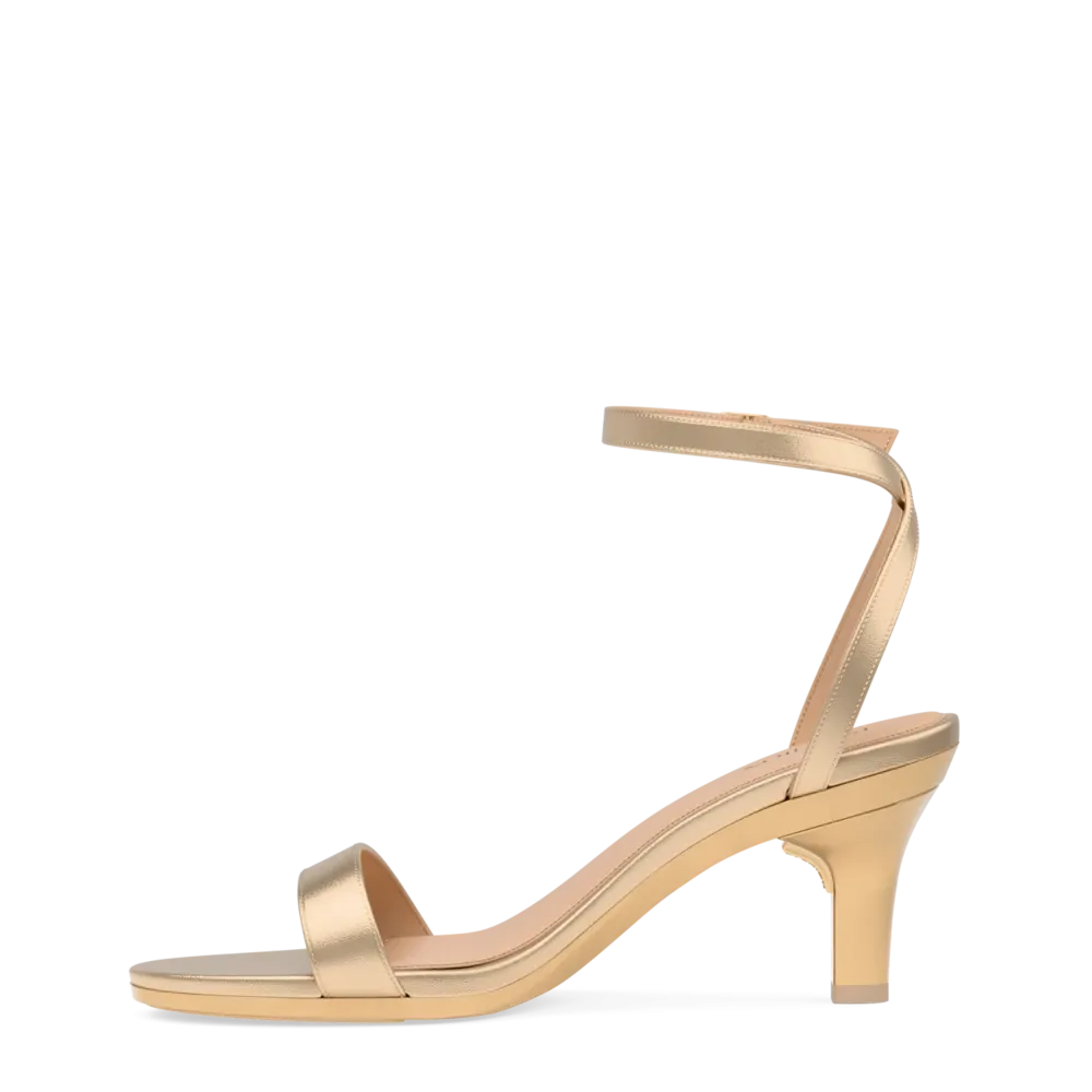 The Brenna - Matte Gold 3 Stiletto